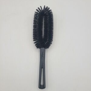 Vintage Stanley Home Lint Clothes Brush Black Retro 11"